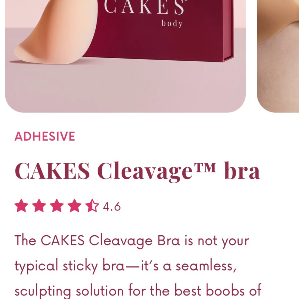 CAKES Cleavage™ Bra - Nude